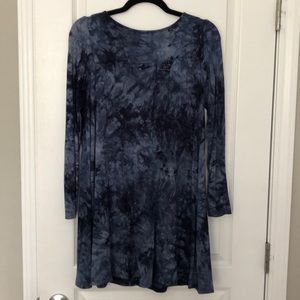 Hourglass Lilly Long Sleeve Tye Die Swing Dress